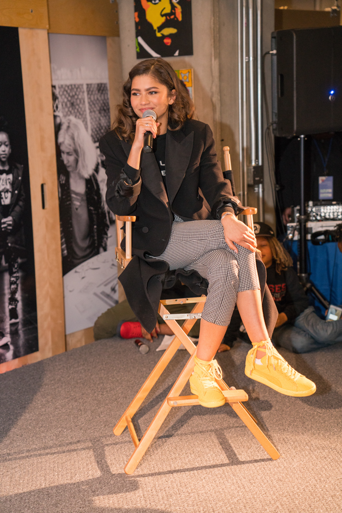Google.org Celebrates Roses in Concrete Community School Hosted by Zendaya
